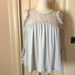 altar’d state light blue blouse size Medium